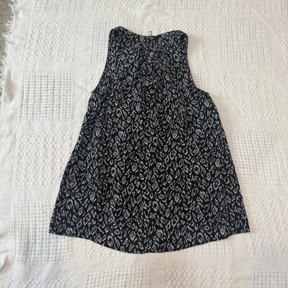 Joie XXS sleeveless notched silk blouse top shell TS 2478